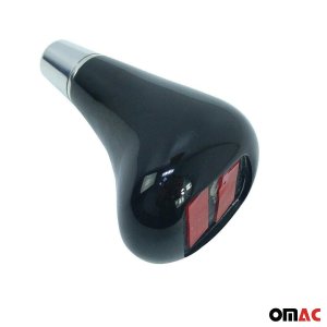Mercedes-Benz W210 Gear Shift Knob - Omac - Bajonet Without Emblem - Piano Black - '96-'03 Mercedes-Benz W210 Gear Shift Knob - Omac - Bajonet Without Emblem - Piano Black - '96-'03